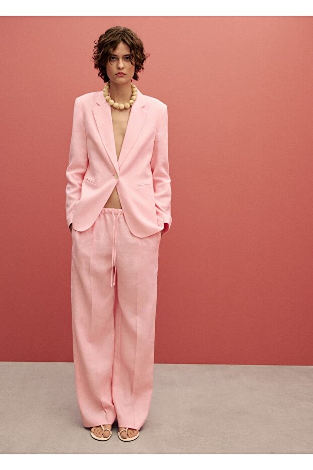 Keten Blazer Ceket - 2