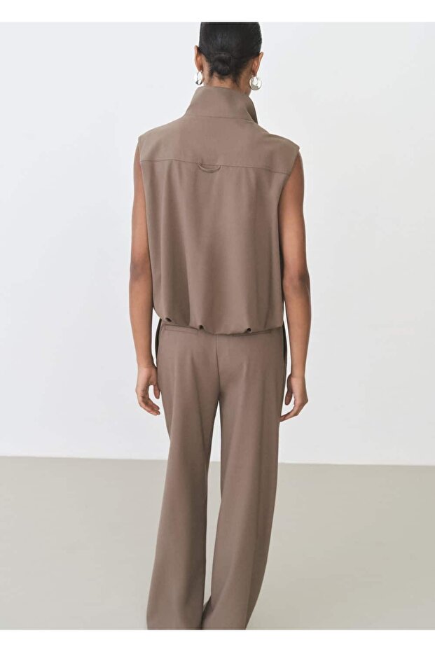 Cepli oversize yelek - 4