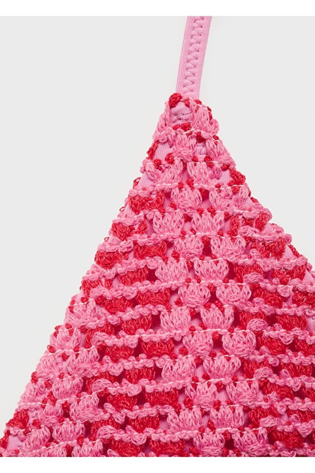 Kroşe bikini üstü - 8