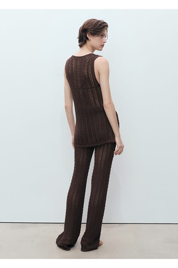 Düz Kesim Pantolon - 4