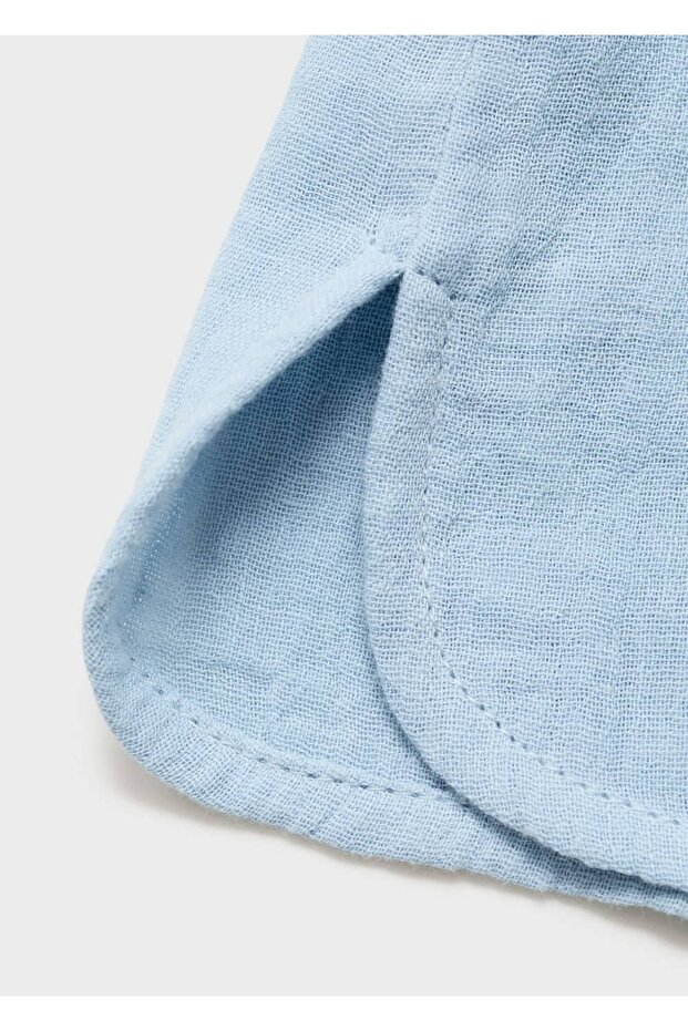 Pamuklu bambula gömlek - 3