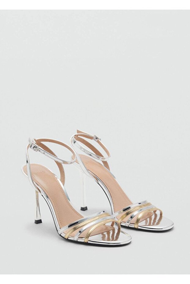 Combined Strap Heel Sandals