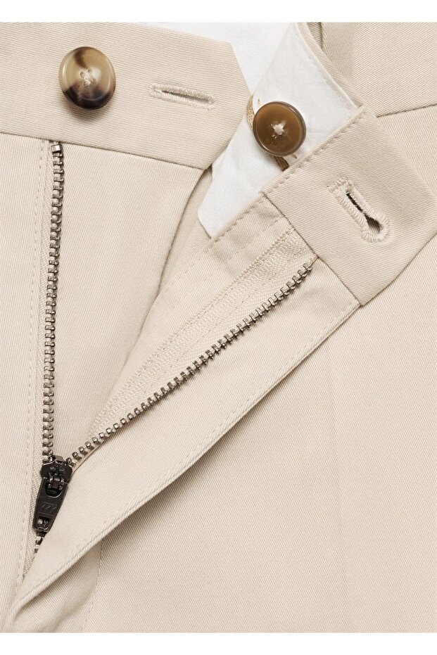 Regular kesim pamuklu kargo pantolon - 8