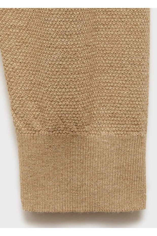 Pulover subțire tricotat - 5