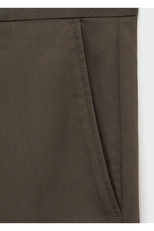 Regular kesim pamuklu kargo pantolon - 8