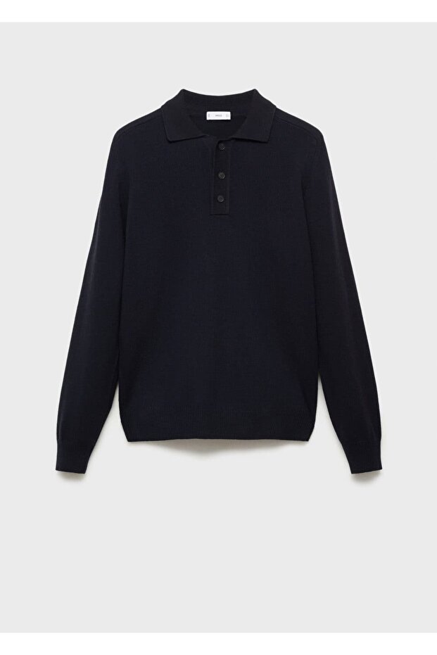 Pamuklu triko polo gömlek - 3