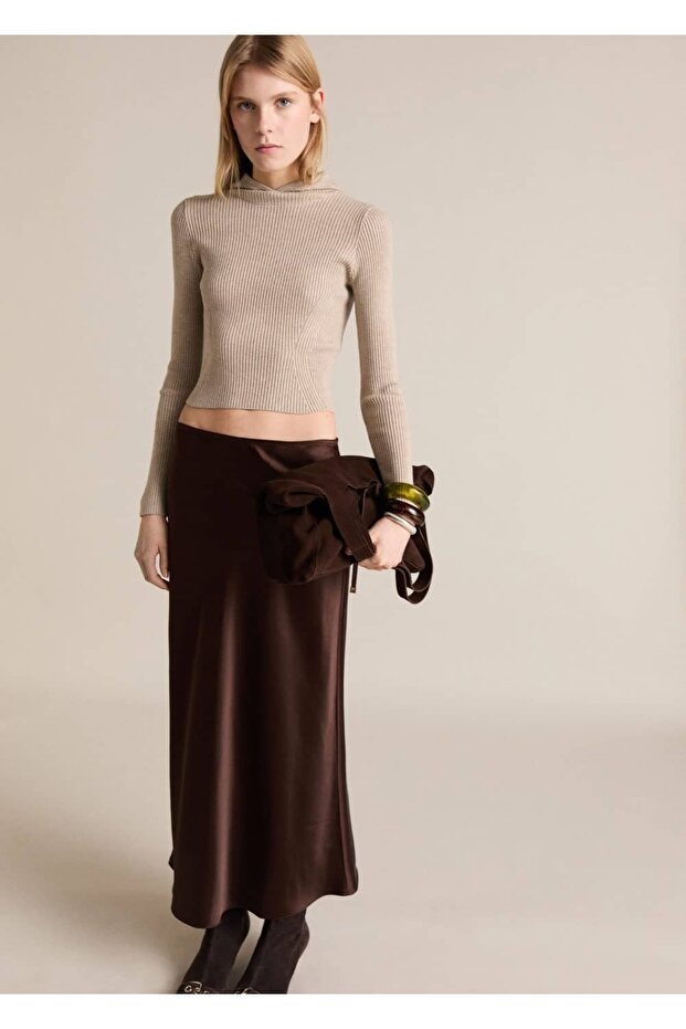 Ribana kapüşonlu kazak - 2