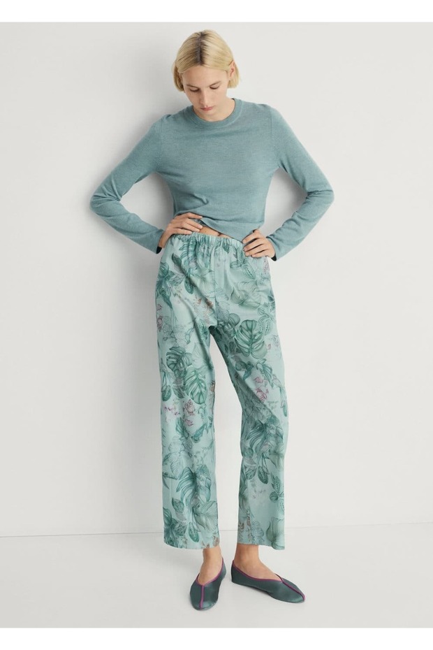 Askılı triko tişört - 2