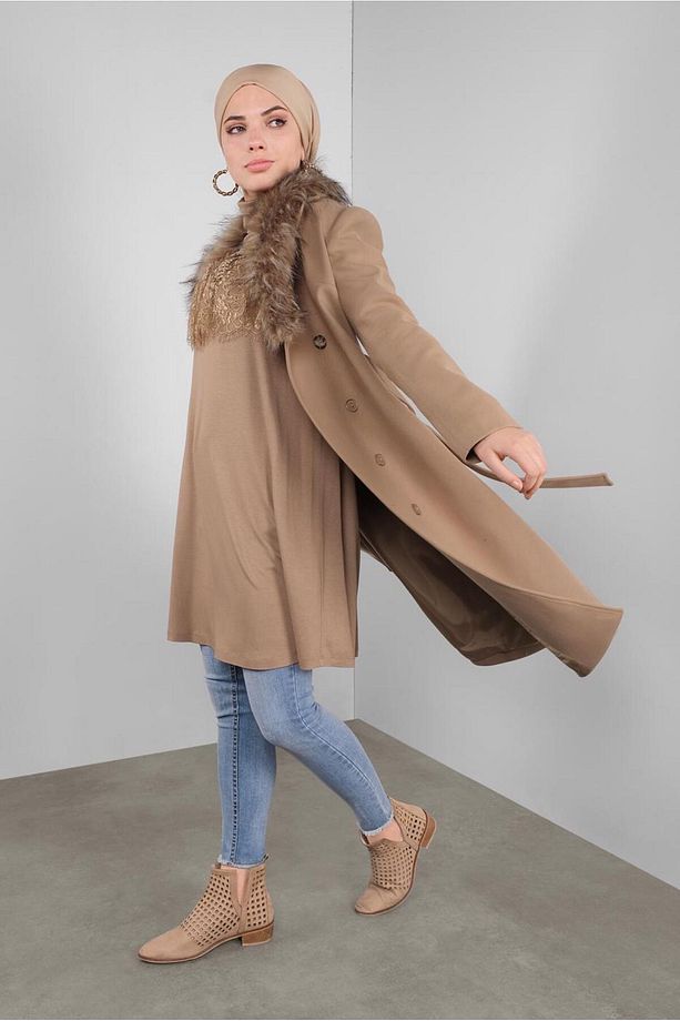 FIRFIRLI DANTELLİ TUNİK 41213 - 3