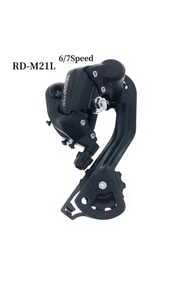 محول السرعات الخلفي الأصلي M21L من MicroSHIFT للدراجات الجبلية RD-M21L/M26L بسرعات 18 و21 و24 و27 و2 و6 و7 و8 و9