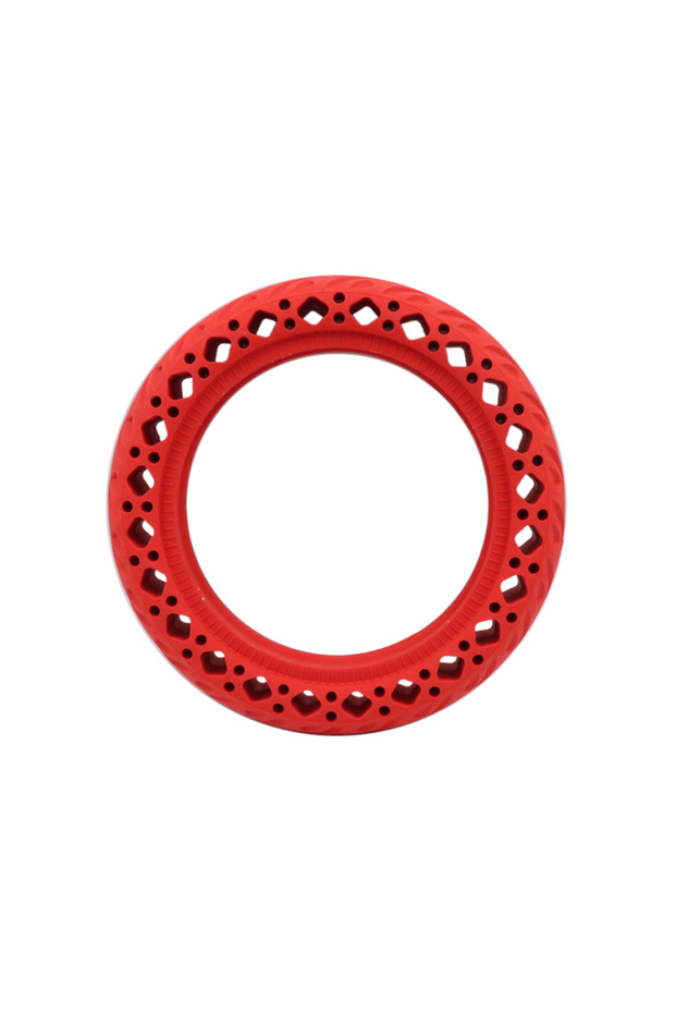 8.5 英寸轮胎电动滑板车蜂窝减震器阻尼红色轮胎耐用橡胶实心轮胎... - 1