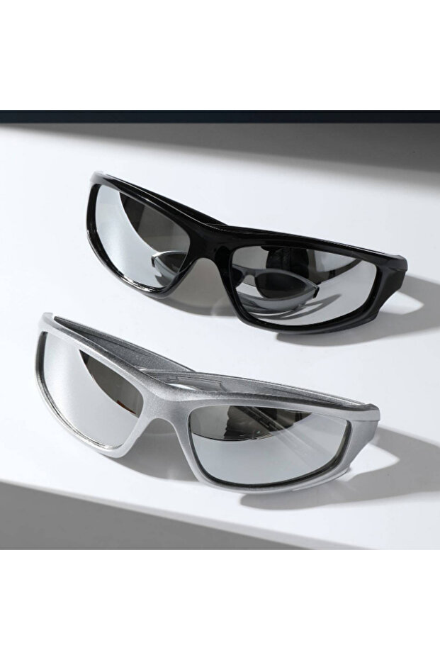 C3 2PCS Square Frame Men's Sunglasses Combination Y2K Style Daily Street Summer Party Decoration Gla