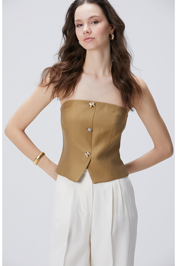 Limited Yağ Yeşili Bluz - 1