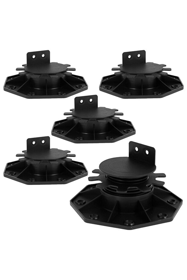 5PCS 30 60mm 5Pcs Deck Support Base Height Adjustable Plastic Deck Lift Support Base Solid Floor Sup - 1