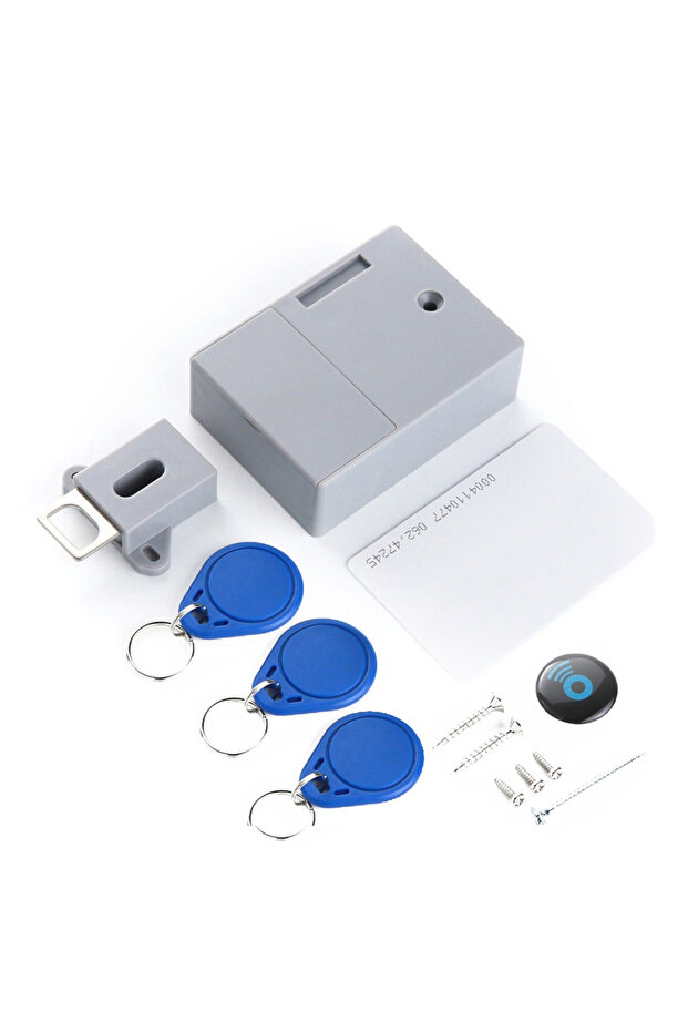مع 3 مفاتيح قفل درج مستشعر بطاقة IC درج خزانة قفل ذكي ذكي DIY غير مرئي Hi