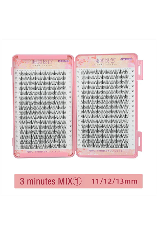 MIX 3min MIX1 32Rows Eyeslashes Extension Personal Professional Individual Cluster Grafting Wholesal