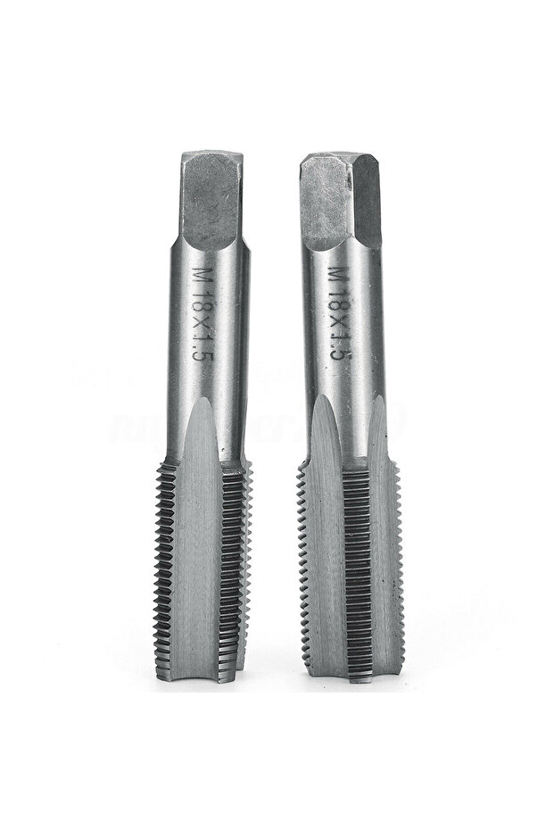 M18x1.5mm 1 Pair M12/M14/M16 18MM M20 Metric Screw Thread Tap 1.5mm Pitch HSS Right Hand Manual Tool