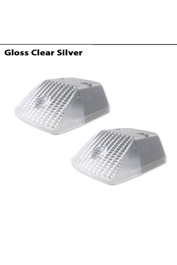 Clear Silver Lenses 2X For Mercedes Benz G-Class W460 W461 W463 Sprinter W901 W902 W903 Front Corner