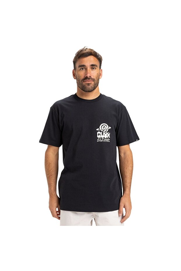 Ev Cosmic Vibrations Ss Eqyzt08053-Kvj0 Black T-Shirt