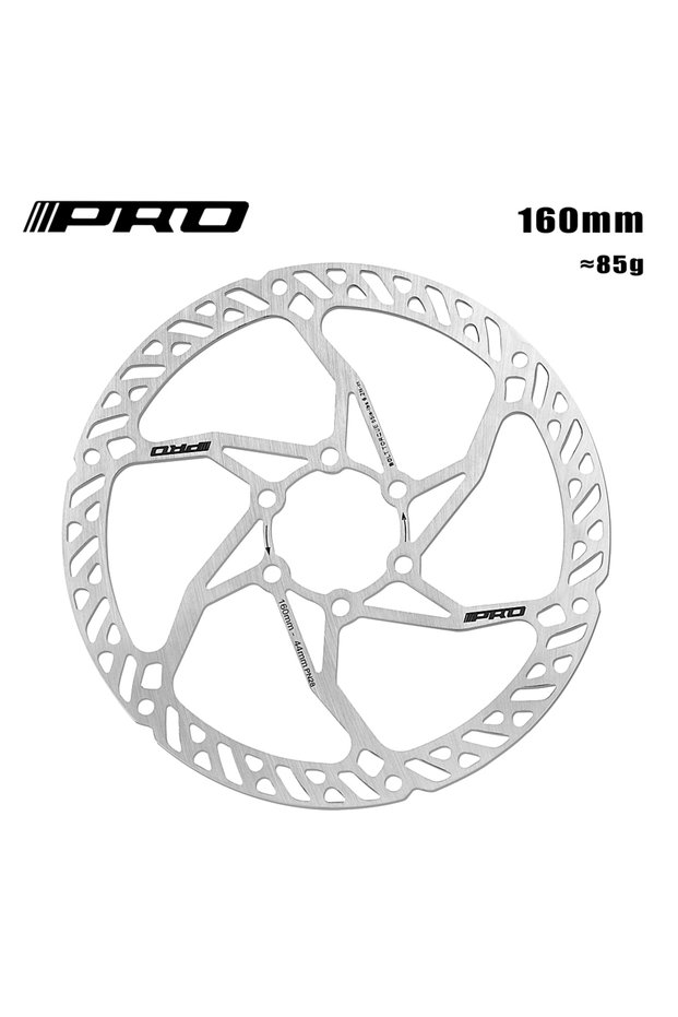 160mm 1pcs IIIPRO Bicycle Rotor Disc Brake 6-Bolt Ultralight Hollow Stainless Steel140/160/180mm for