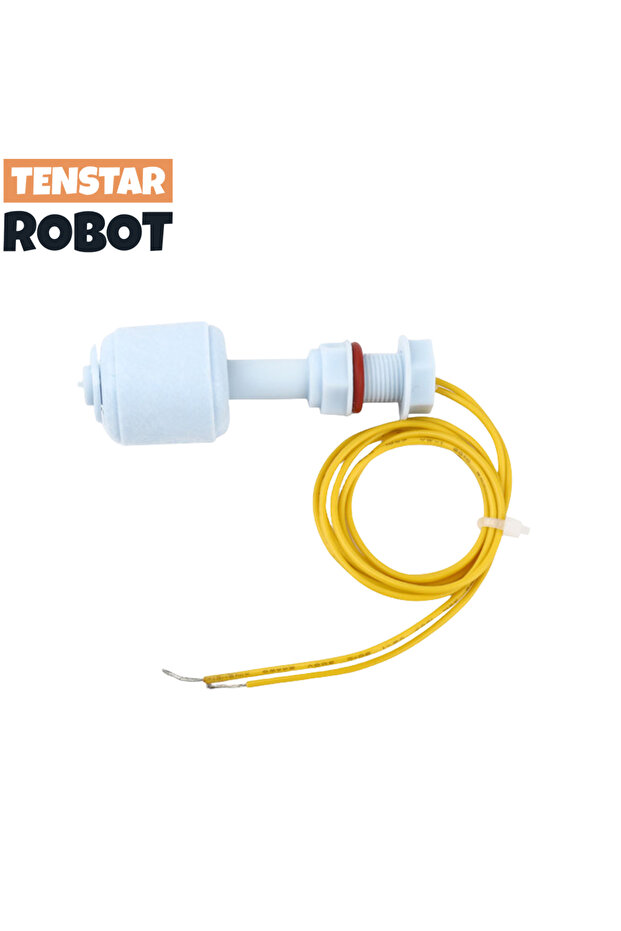 P52 P45 P52 PH2 مستشعر مستوى الماء السائل بزاوية 90 درجة وحدة تحكم بمفتاح تعويم أفقي وكرة بلاستيكية - 1