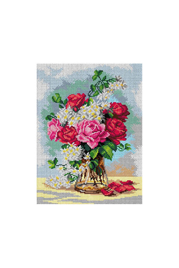 Printed Tapestry Roses 3002 30*40 cm