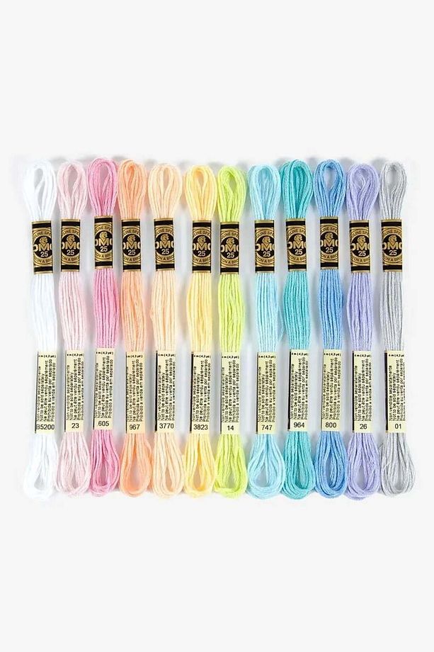 Kutu Hediyeli Muline12'li Set - Pastel Renkler - 3