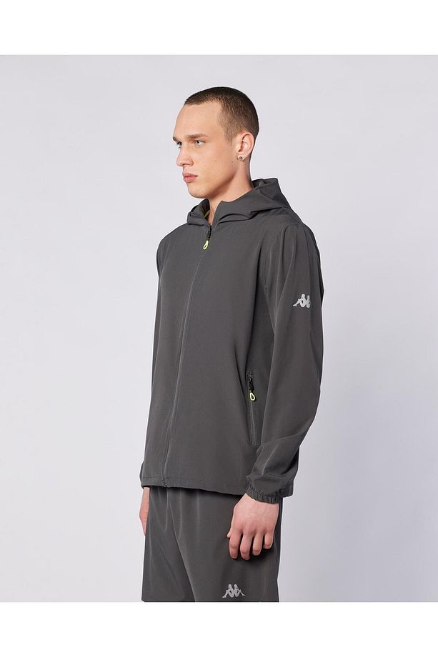 Fastina Full Zip Erkek Antrasit Regular Fit Fermuarlı Eşofman Üstü - 3