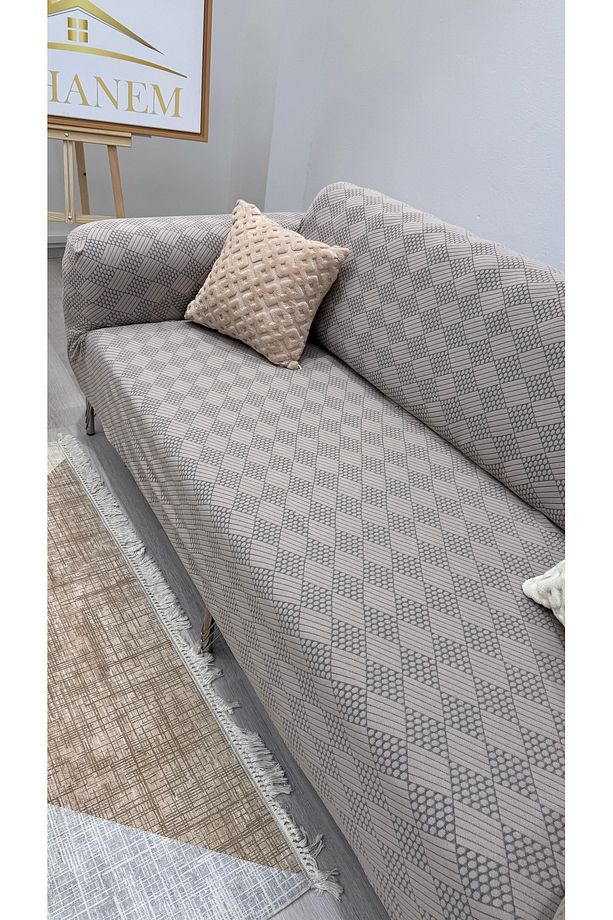 Jakarli Koltuk Örtüsü 3.3.1.1 Koltuk Kılıfı Takımı Sofa Cover Ev Tekstili - 3