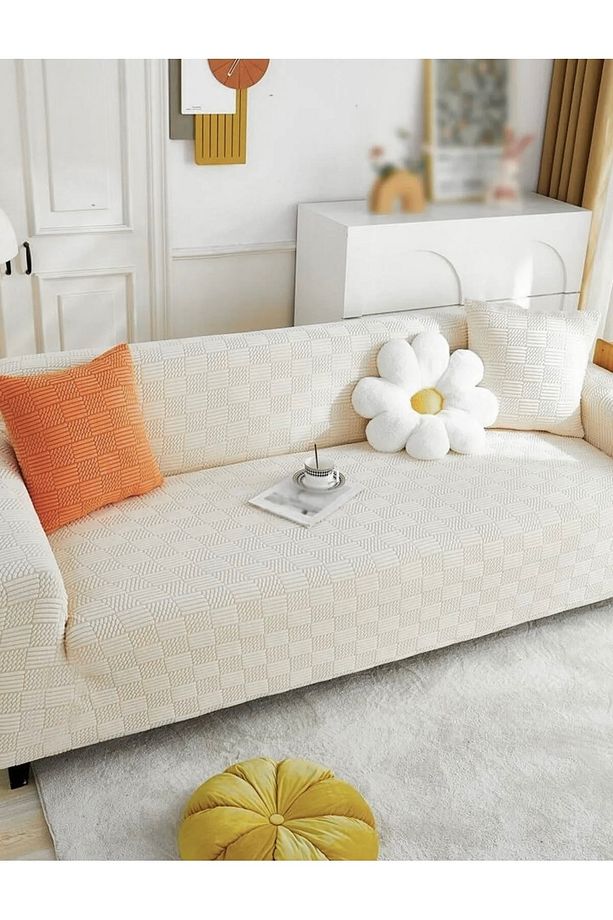 Jakarli Koltuk Örtüsü 3.3.1.1 Koltuk Kılıfı Takımı Sofa Cover Ev Tekstili - 2