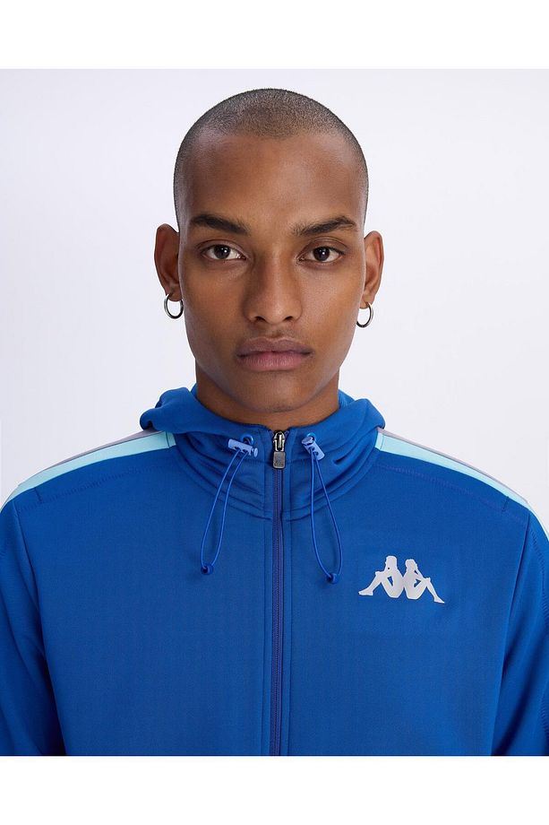 Alexander Full Zip Erkek Mavi-Gri Regular Fit Fermuarlı Eşofman Üstü - 3