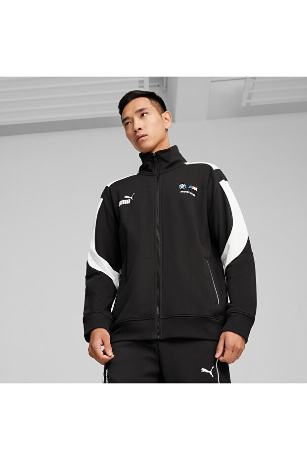 Mens BMW M Motorsport MT7+ Sweat Jacket - Black
