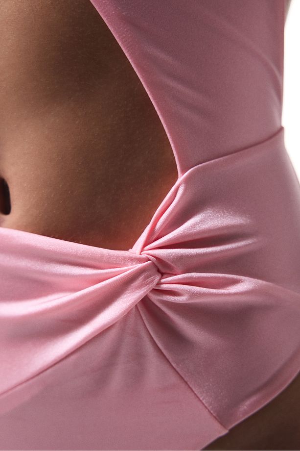 Pembe Pearl Monokini - Gamze Erçel Koleksiyonu - 4