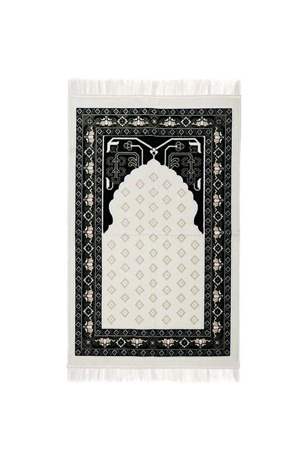 سجادة صلاة - أخضر غامق - 1