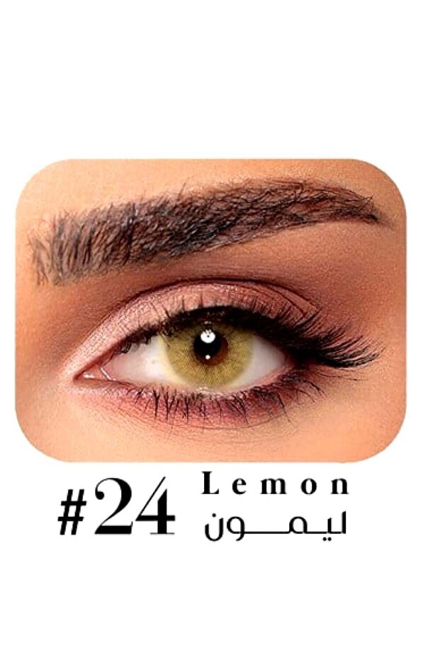 عدسات لاصقة من لومينوس درجة 24 ليمون