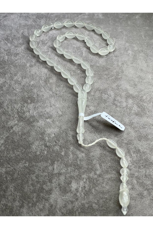 Phosphorescent Powder Amber Rosary 30 cm