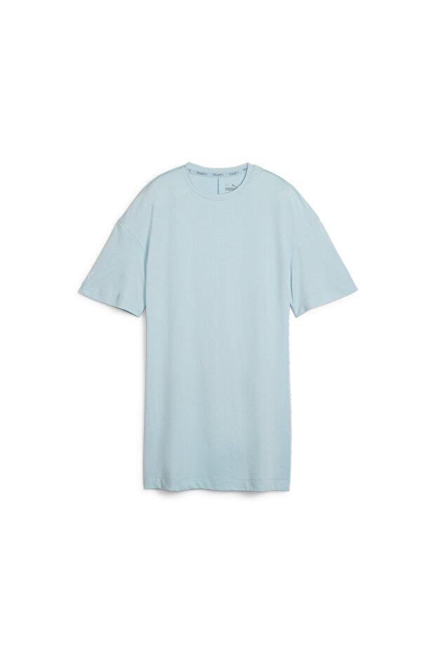 Womens Modest Oversized Training T-shirt - Blue - 6