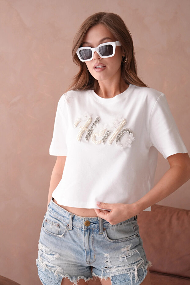 Summer Crop Basic T-Shirt - 4