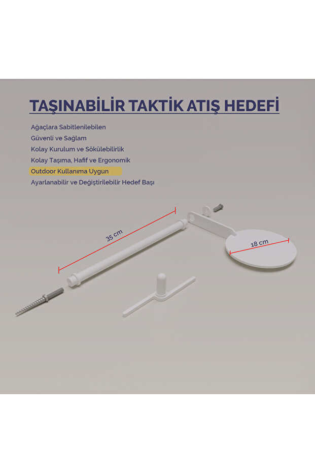 Atış Hedefi, Metal Hedef - 7