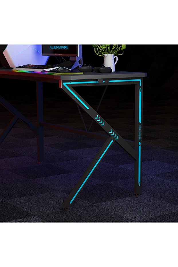 Home K-shaped Gaming Computer Table - 2