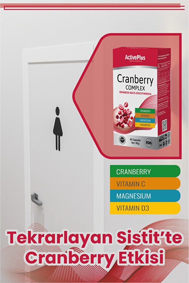 Cranberry - C Vitamini Complex 60 Kapsül - 3