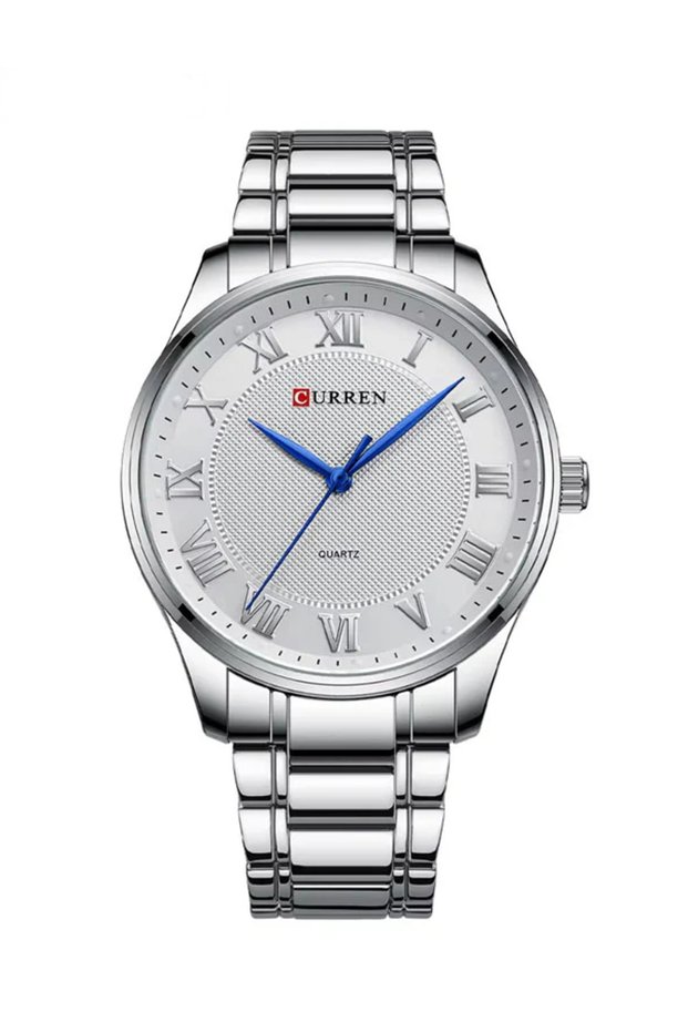 Men's Watch Original Brand Luxury Fashion Classic Round Wristwatch Stainless Steel Analog Dre