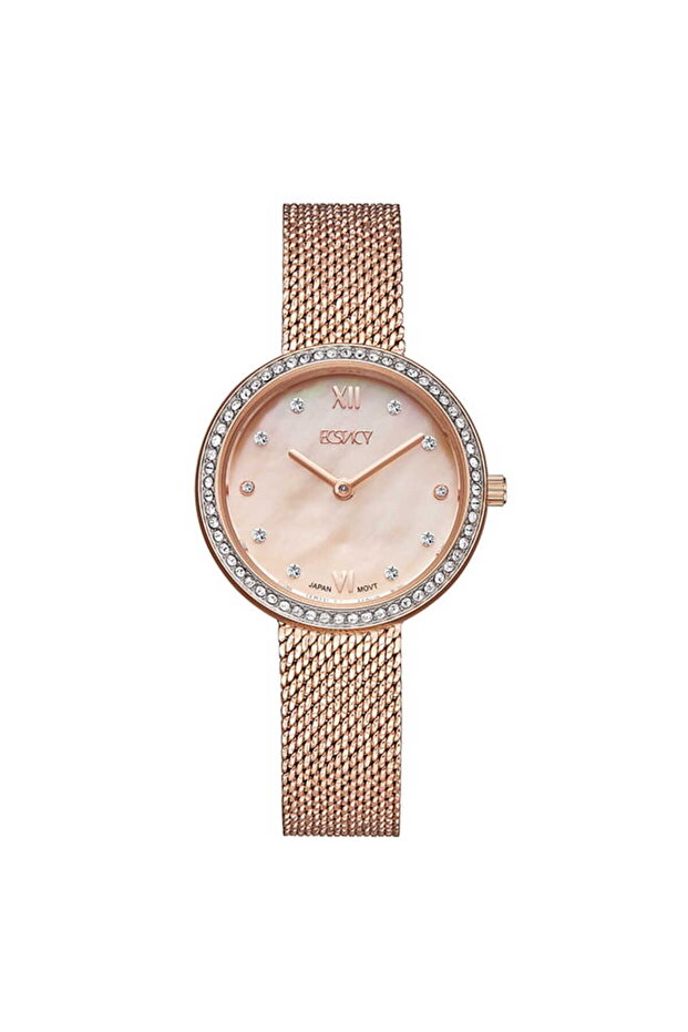 Women's Analog Beige Dial Watch - E20506-RMKMK