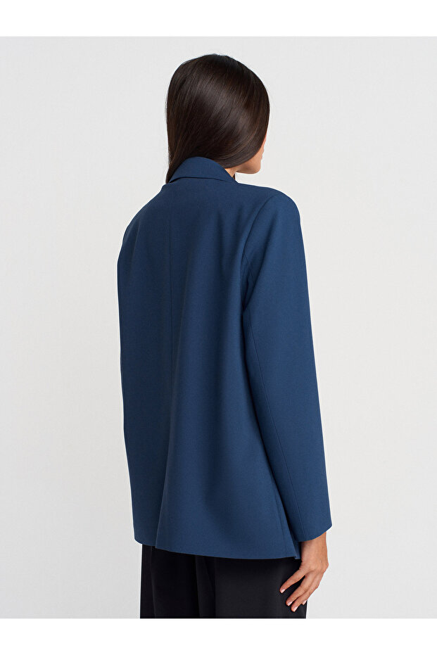 60770 Blazer Ceket-Lacivert - 2