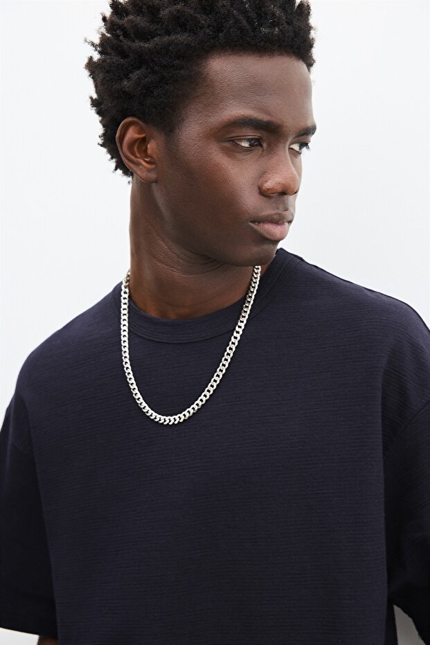 Kısa kollu yapı t-shirt - 5