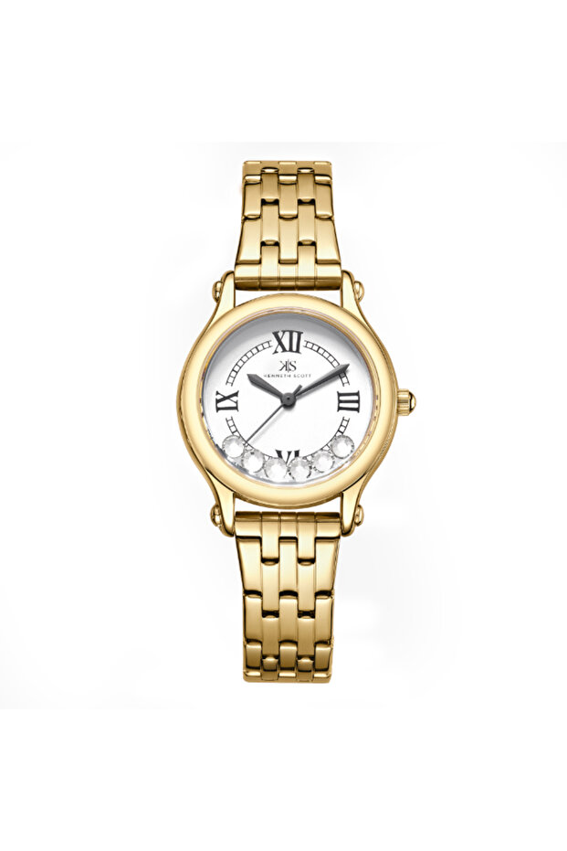 Women's Analog White Dial Watch - K25510-GBGW