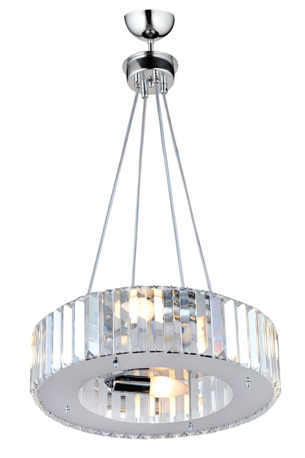 Lüx Elmas 37 Cm Krom Avize - 3