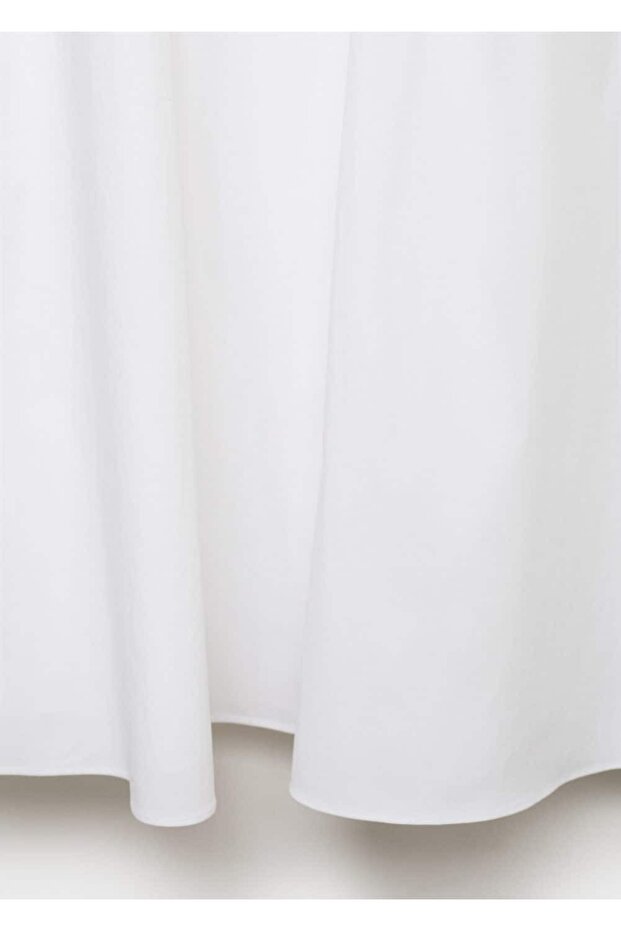Straplez midi elbise - 5
