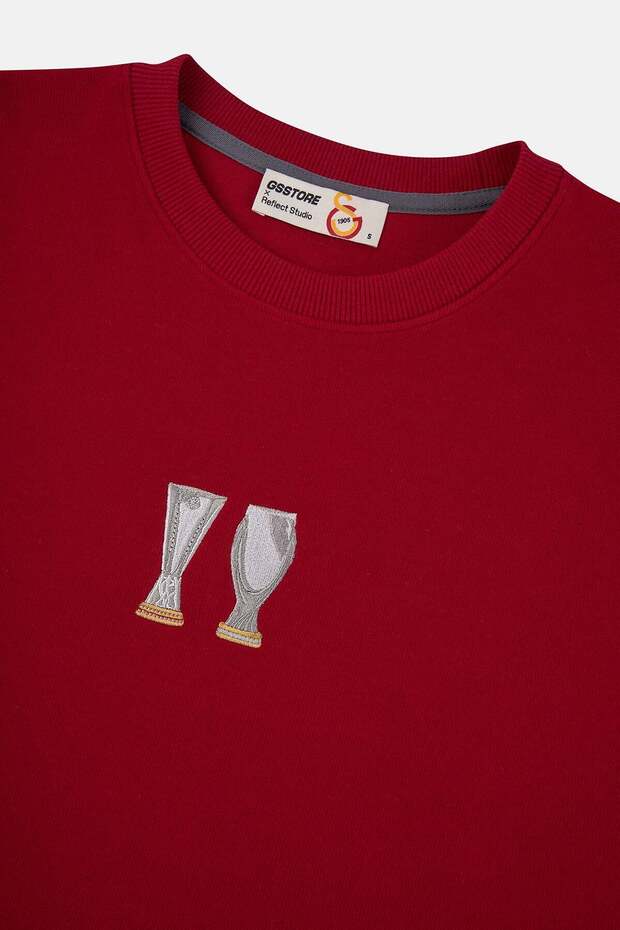 Kupa SuperSoft Sweatshirt - Kırmızı - 2