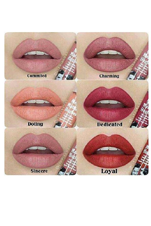 Handayan Meet Matte Hughes Liquid Lipstick Kit, Multi-Color, 1st Edition - 2